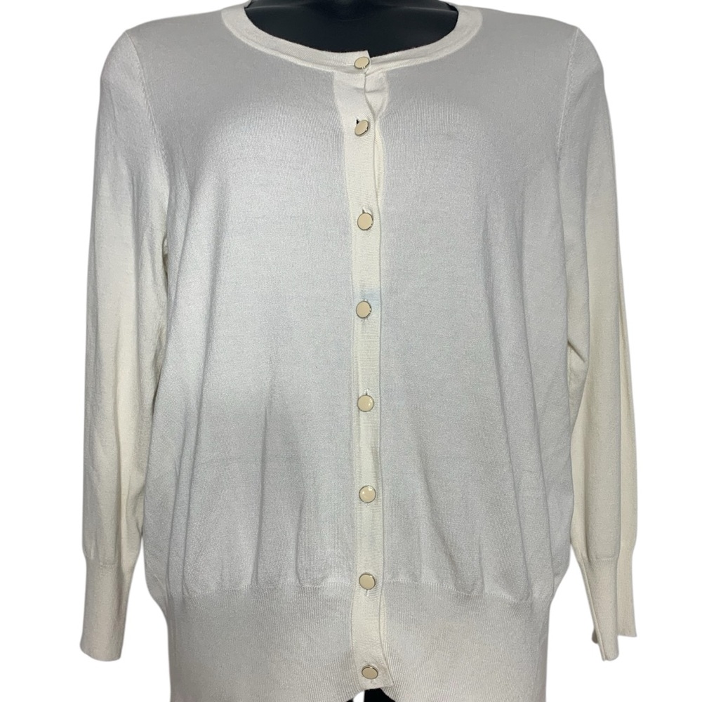Premise Studio Cardigan Sweater Button Front 1X New